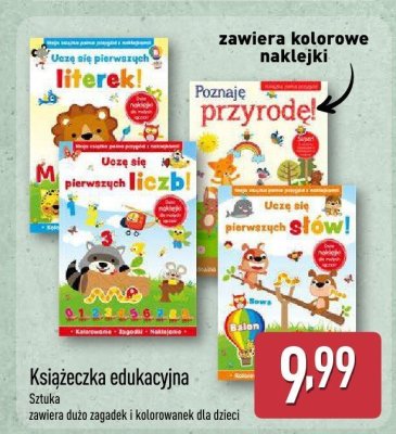Książeczka edukacyjna promocja w Aldi