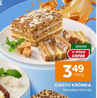 Ciasto Krówka promocja w Stokrotka