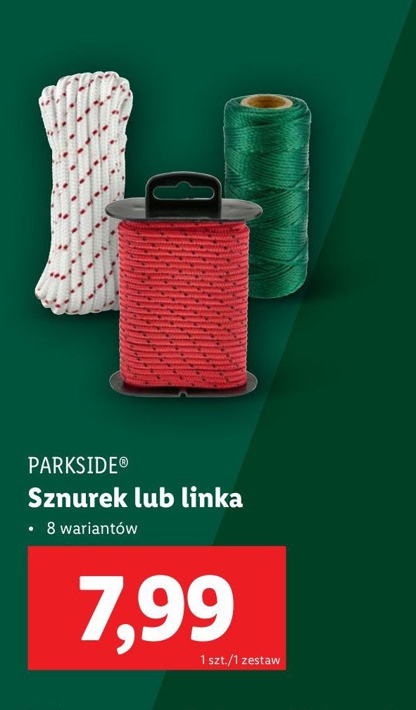 Sznurek Parkside promocja w Lidl