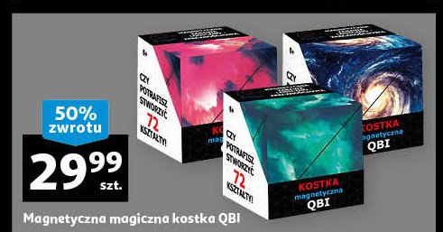 Kostka magnetyczna zielona Qbi promocja
