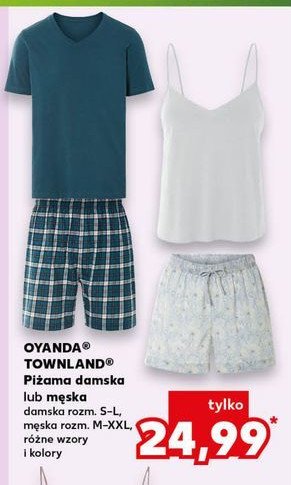 Piżama damska s-l Townland promocja w Kaufland