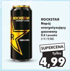 Napój energetyczny Rockstar Original Energy Drink promocja