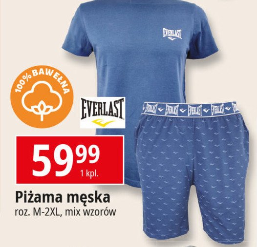 Piżama męska m-2xl Everlast promocja