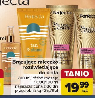 Olejkowy balsam do ciała stopniowo brązujący Perfecta tan & shine promocja