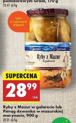 Ryby z mazur w galarecie Mazurskie przysmaki promocja