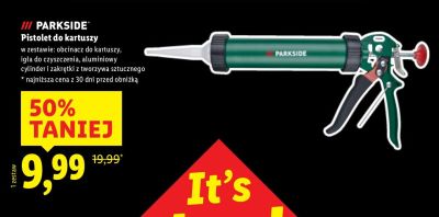 Pistolet do kartuszy  promocja w Lidl