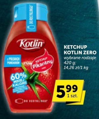 Ketchup Kotlin Zero promocja w Euro Sklep