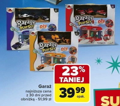 Garaż Garage Playset DIY promocja w Carrefour