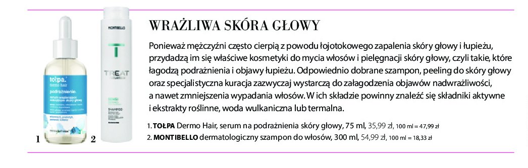 Szampon zwiększający objętość i gęstość włosów densi volume MONTIBELLO TREAT NATURTECH promocja