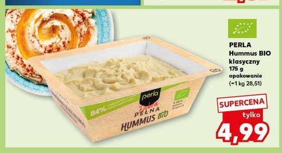 Hummus klasyczny bio Perla promocja