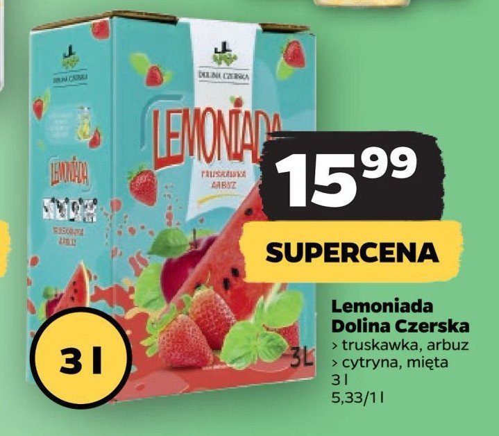 Lemoniada arbuzowa Dolina czerska promocja