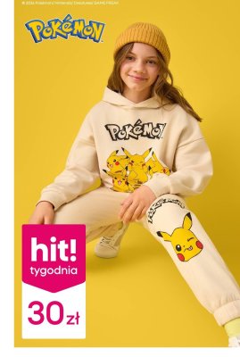 Spodnie dresowe dziewczęce Pokémon promocja w Pepco