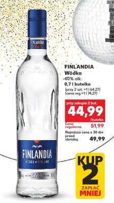 Wódka Finlandia promocja w Kaufland