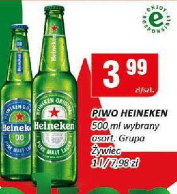 Piwo HEINEKEN SILVER promocja w Chorten