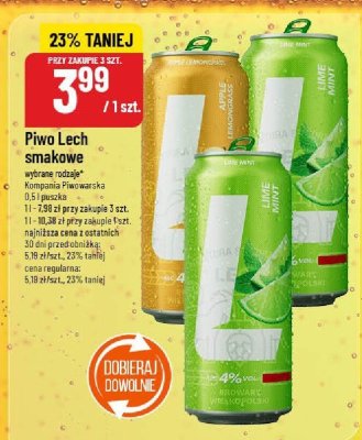 Piwo Lech smakowe promocja w POLOmarket