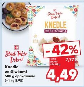 Knedle ze śliwkami K-classic promocja w Kaufland