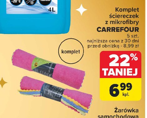 Ściereczki z mikrofibry Carrefour promocja w Carrefour Market