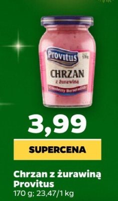 Chrzan z żurawiną promocja w Netto