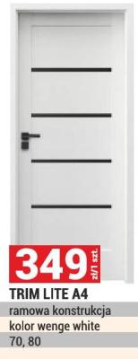 Drzwi TRIM LITE A4 ramowa konstrukcja promocja w Merkury Market