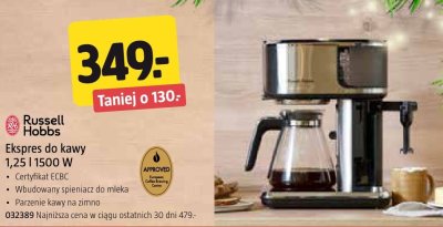 Ekspres do kawy Russell Hobbs 1,25 l 1500 W promocja w Jula