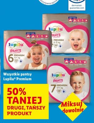 Wszystkie pantsy Lupilu Premium DRUGIE -50% promocja w Lidl