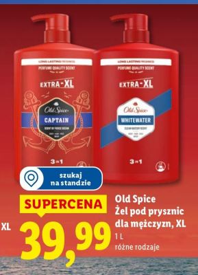 Żel pod prysznic Old Spice dla mężczyzn, XL różne rodzaje promocja w Lidl
