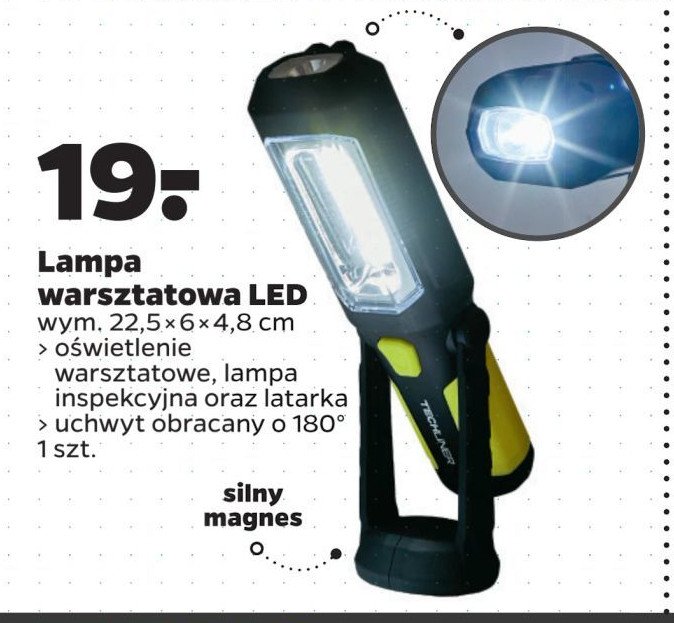 Lampa warsztatowa led Techliner promocja