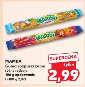 Guma rozpuszczalna Mamba tropics promocja