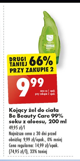 Żel aloesowy 99% Be beauty care promocja