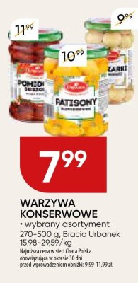 Warzywa konserwowe Bracia Urbanek promocja w Chata Polska