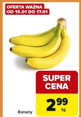 Banany promocja w Carrefour Express
