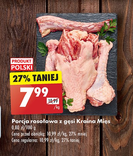 Porcja rosołowa z gęsi Kraina mięs promocja