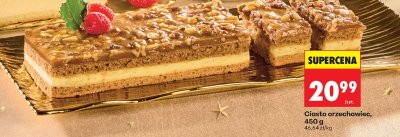 Ciasto orzechowiec promocja w Biedronka