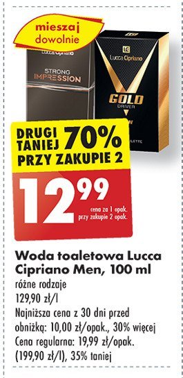 Woda  toaletowa Lucca cipriano strong impression promocja