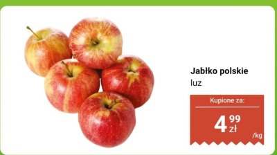 Jabłko polskie luz promocja w Biedronka