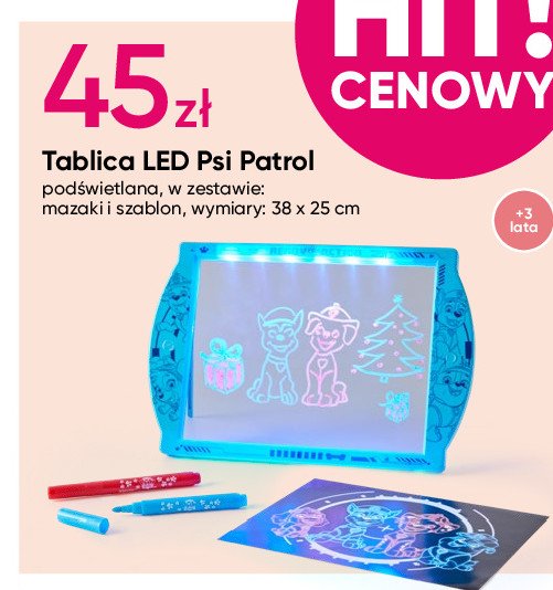 Tablica led psi patrol promocja