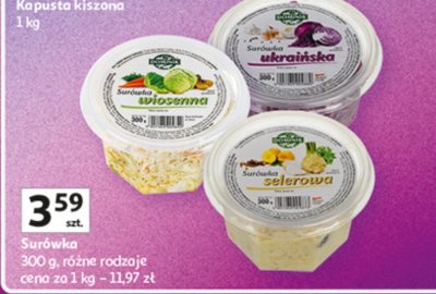 Surówka 500 g, różne rodzaje promocja w Auchan