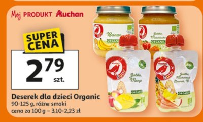 Deserek dla dzieci Organic promocja w Auchan