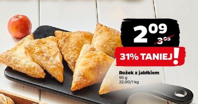 Rożek z jabłkiem promocja w Netto