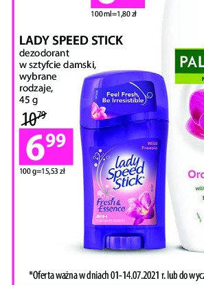 Dezodorant Lady speed stick wild freesia promocja