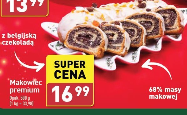 Makowiec premium promocja w Aldi