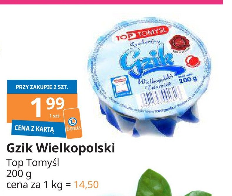 Gzik wielkopolski Top tomyśl promocja