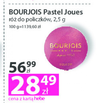 Róż do policzków nr. 92 Bourjois pastel joues promocja