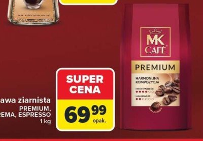 Kawa ziarnista promocja w Carrefour