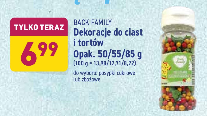 Posypka zbo偶owa promocja