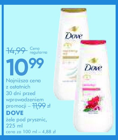 Zel pod prysznic Dove reviving promocja w Super-Pharm