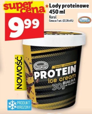 Lody proteinowe 450 ml promocja w TOPAZ