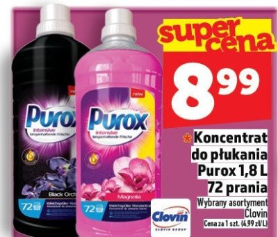 Koncentrat do płukania Purox 1,8 L 72 prania promocja w TOPAZ