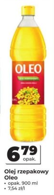 Olej rzepakowy Oleo promocja w Odido