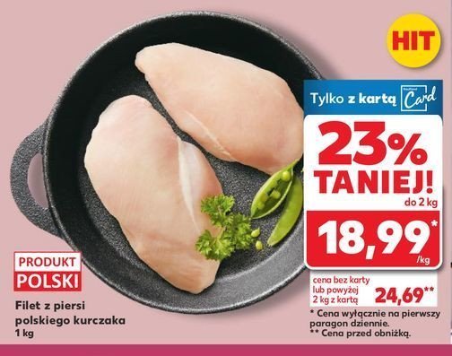 Filet z piersi kurczaka promocja w Leclerc